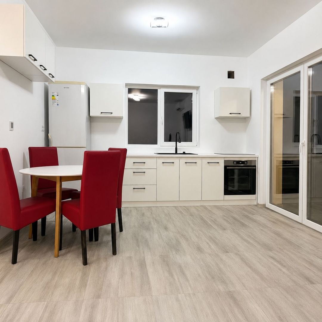 Jumătate de duplex nou, 3 camere, mobilat și utilat – teren de 300 mp - Poză 2