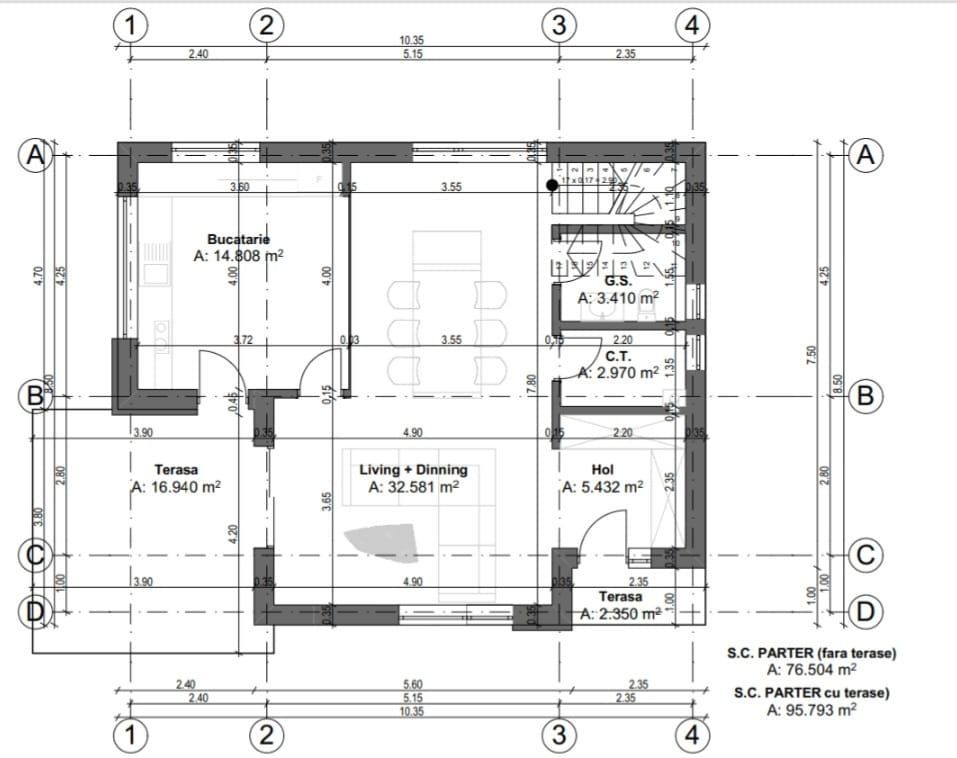 CASA SINGLE IN ZONA TRAPEZULUI / CURTE LIBERA 397MP. COMISION 0%! - Poză 3