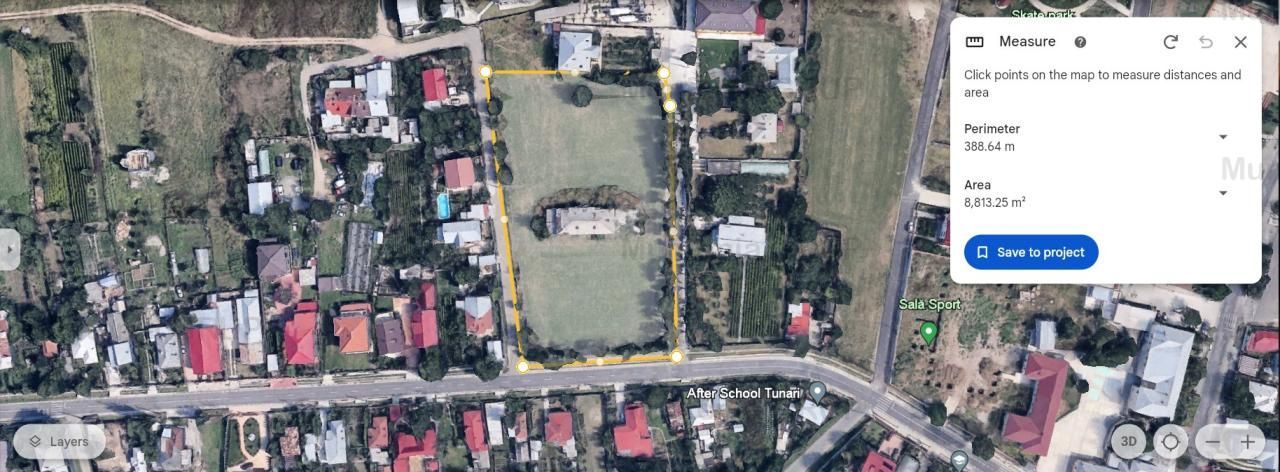 Tunari, langa Primarie, cu pozitie excelenta, 8.800 mp. teren stradal 1 Decembrie - Poză 1