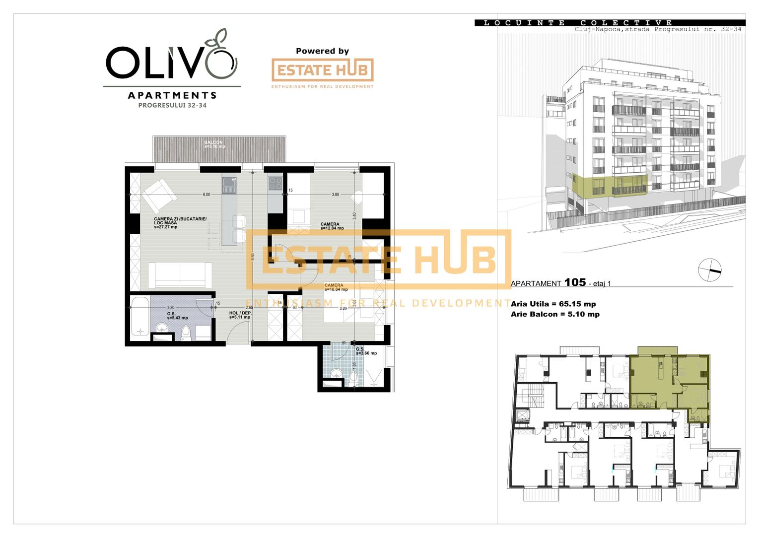 Apartament nou 3 camere-Dorobantilor- 0%comision - Poză 5