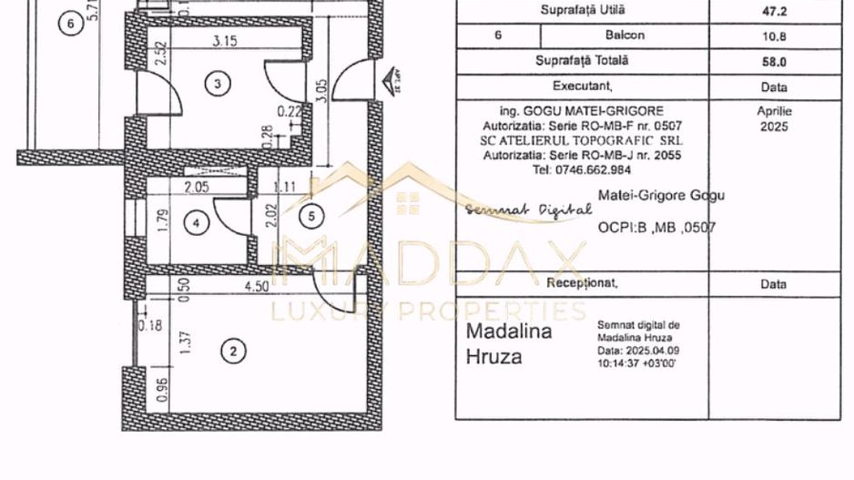 Apartament 2 Camere de Lux /Fabrica de Glucoza/Predare la alb-169.000 € - Schiță 11