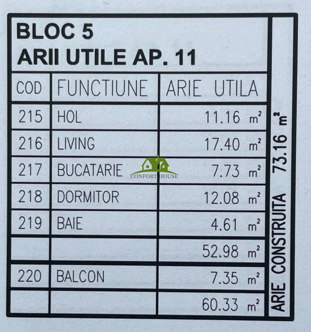 Apartament 2 camere, bloc nou, P+3, Ap.11, Et.2, Bl.5 - CP2461883 - Poză 6