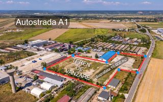 Teren industrial 16.000 mp lângă Autostrada A1 – Căteasca - Poză 1
