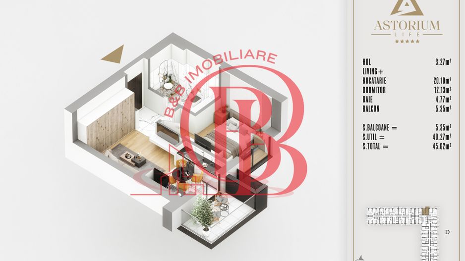 2 camere  proiect premium titan pallady - Schiță 6