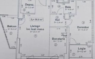 Com 0 | Apartament spatios cu 2 camere | XCity | Torontalului - Poză 11