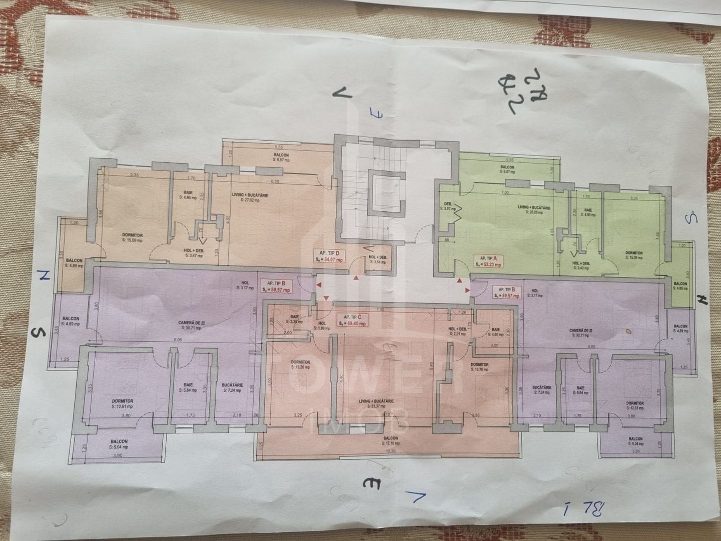 COMISION 0% | Apartament 3 camere de vânzare - Schiță 6