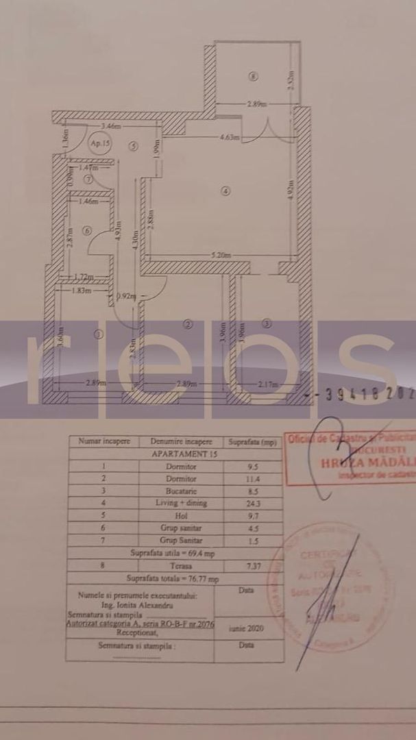 VANZARE 3 CAMERE | FLOREASCA | LOC DE PARCARE INCLUS - Poză 17