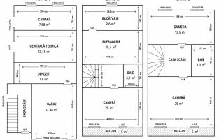 Casă cu garaj și panouri fotovoltaice în centrul orașului Salonta - Schiță 20