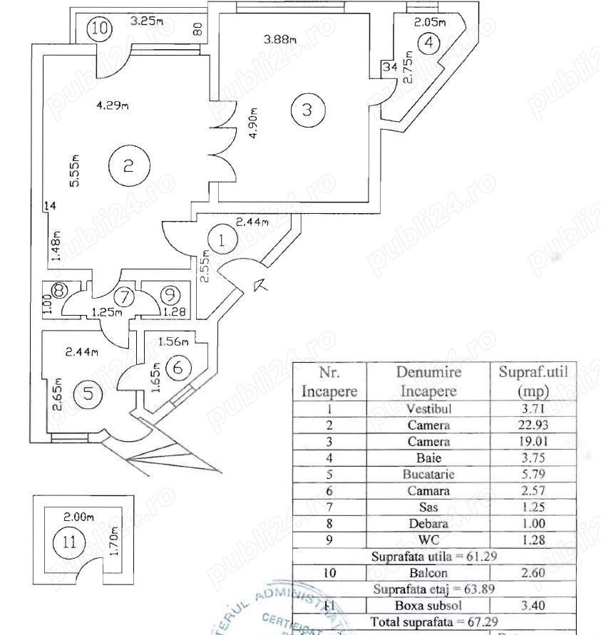 Apartament 2 camere Ultacentral Piata Natiunilor Unite - Poză 5