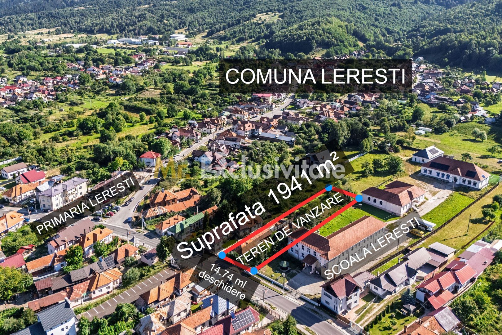 Teren cu potential exceptional 1941 mp– Centru Leresti | Campulung - Poză 1