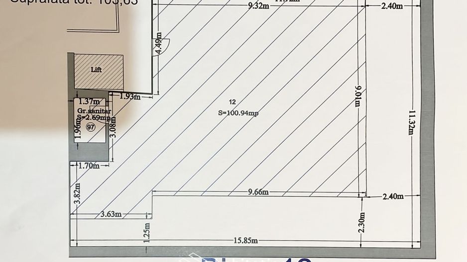 Spațiu Birou în imobil istoric recondiționat - Schiță 22