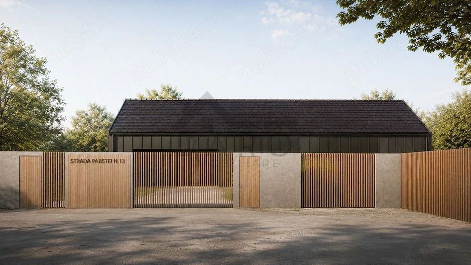 Casa individuala superba, cu arhitectura scandinava, moderna - langa padure, teren generos - Poză 2