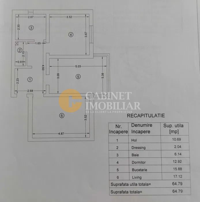 Apartament 2 camere - Etaj 3- Cris Estate Bucium-Visan - Poză 8