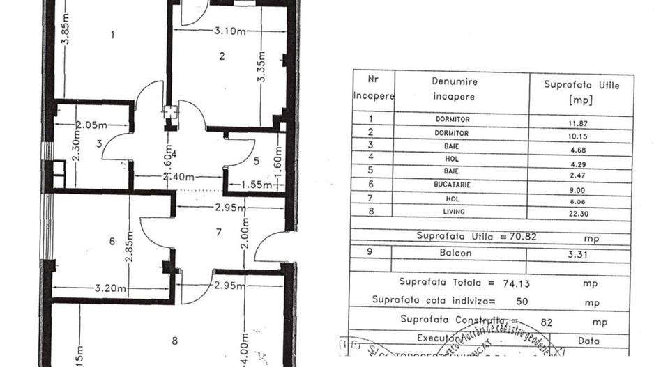 Apartament cu 3 camere, bloc NOU, mobilat și utilat, VASLUI - zona TRAIAN; - Poză 13