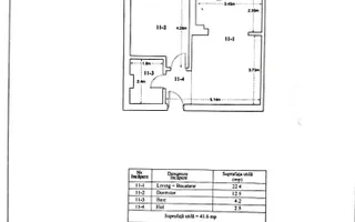Apartament 2 camere Mobilat Totul Nou Theodor Pallady - Schiță 12
