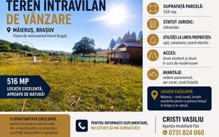 Teren intravilan de vânzare în Hărman, Brașov cu utilitati - Poză 1