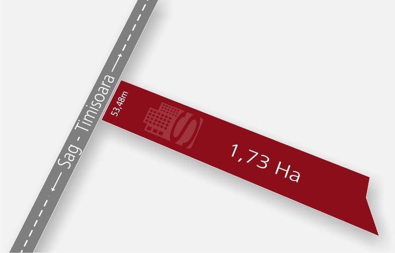 TEREN INDUSTRIAL PENTRU HALE ZONA CALEA SAGULUI. - Poză 1