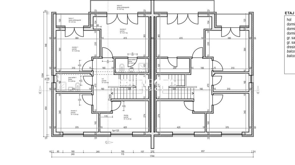 Duplex modern – 5 camere + garaj - Poză 16