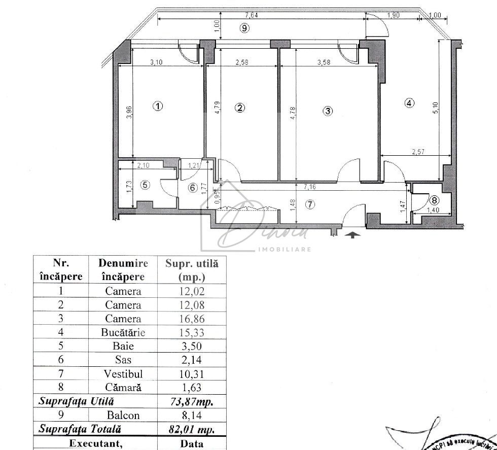 COMISION 0% I Apartament 3 camere 1 Mai -  Ion Mihalache I  I 82 mp - Poză 3