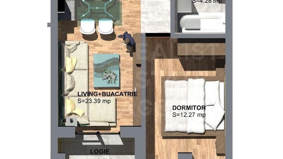 Vânzare, apartament, 2 camere, zona Torontalului Timișoara - Poză 5