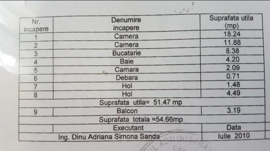 Vanzare Apartament 2 camere ,Zona 13 septembrie, sector 5 - Poză 19