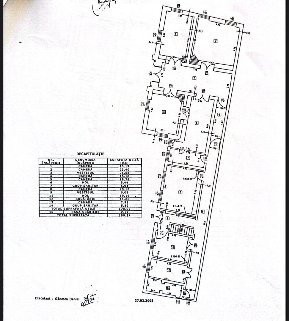 RAR LA BERTHELOT - CISMIGIU - CASA - 178 mp utili - CURTE INDIVIDUALA - Poză 14