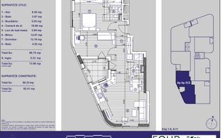 Apartament cu 3 camere și parcare subterană | XCity Timișoara - Poză 9