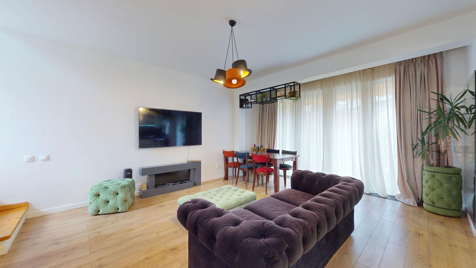 Popesti-Leordeni central vila individuala 130m utili curte 200 mp - Poză 4