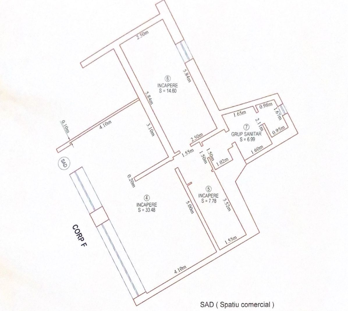 INCHIRIAT - Spatiu comercial VITRAT | 63 mp | Vitrina 6 m | P-ta Maria | Com 0% - Poză 4