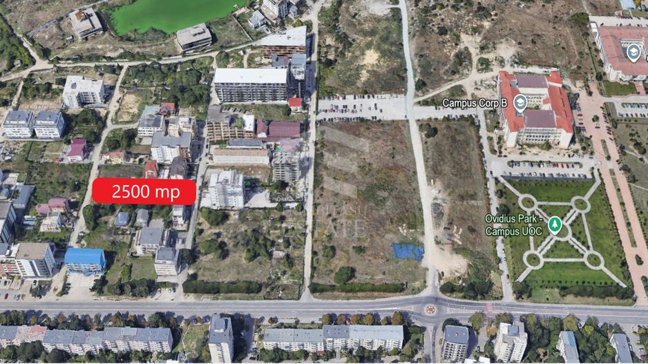 Teren intravilan 2500mp str Smaraldului - Campus Universitate Ovidius - Poză 2