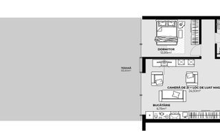 Apartament 2 camere de vânzare | 51,40 | Zona Autogară | Etaj 2 - Poză 1