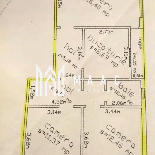 Apartament 3 camere | Decomandat | Vasile Aron - Poză 12