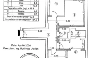3 camere | Cloud 9 Residence | Aviației| 2 terase| 2 parcări subterane - Schiță 23