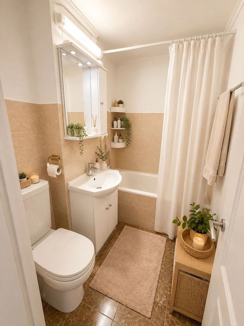 3 camere, 57 mp, renovat integral, mobilat, Titan - Poză 7