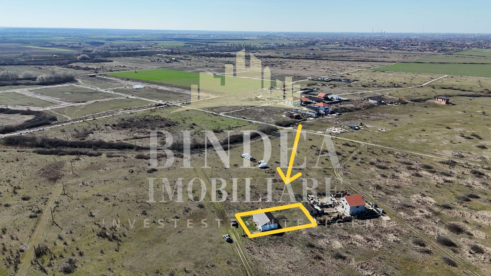 Teren intravilan Mosnita Noua 627mp+ constructie cadru metalic - Poză 2