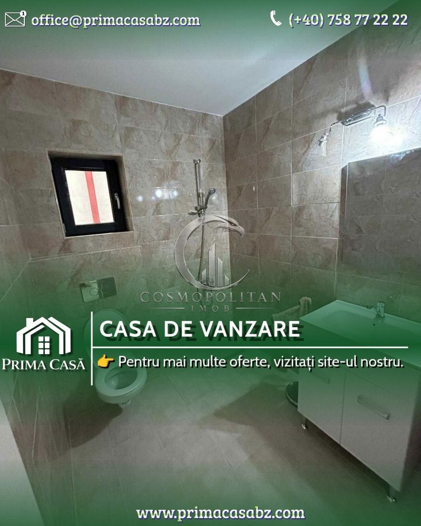 Casa constructi noua si teren 750mp comuna Unguriu BZ finisaje moderne - Poză 1