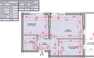 Apartament 2 camere decomandate 64mp, Pallady - Parcul Teilor - Schiță 7