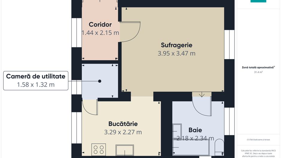 Casă modernă cu 2 corpuri, 5 camere în Pecica - Poză 9