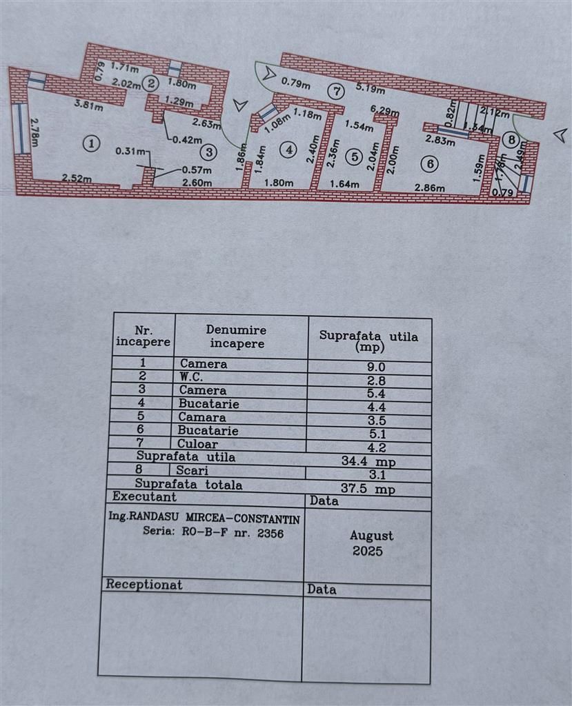 Vanzare casa Matei Voievod - Str. Ronda Bucuresti - Schiță 12