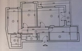 Apartament 3 camere | decomandat, mobilat, utilat, 2 locuri parcare - Schiță 12