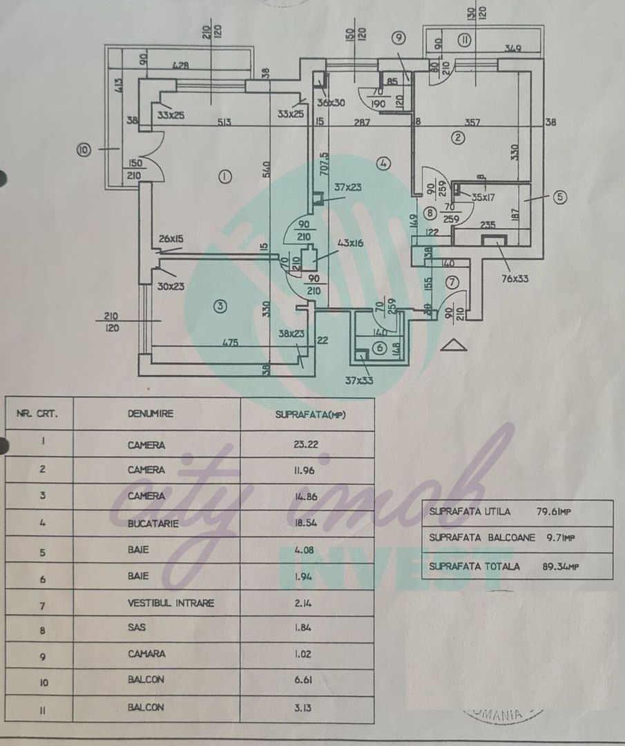 CityImob Invest vă propune spre vânzare un apartament de 3 camere situat ultrace - Poză 3