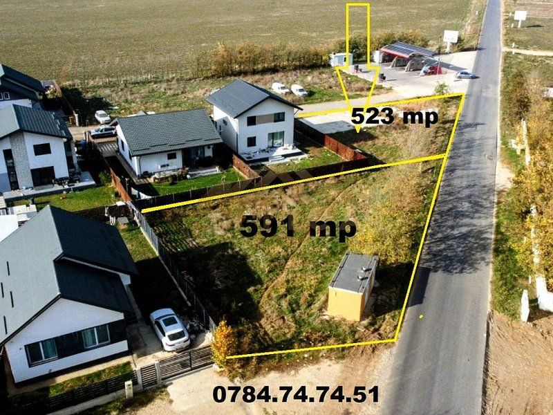 Teren INTRAVILAN la sosea - comuna Berceni - Poză 2