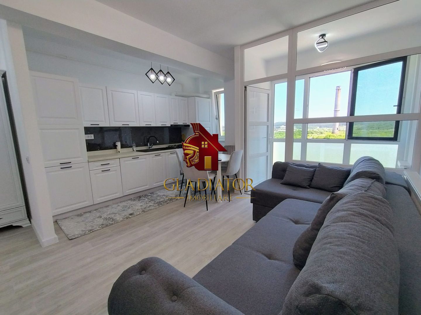 Cartier Visoianu - 2 camere, open-space, prima inchiriere, loc parcare - Poză 6