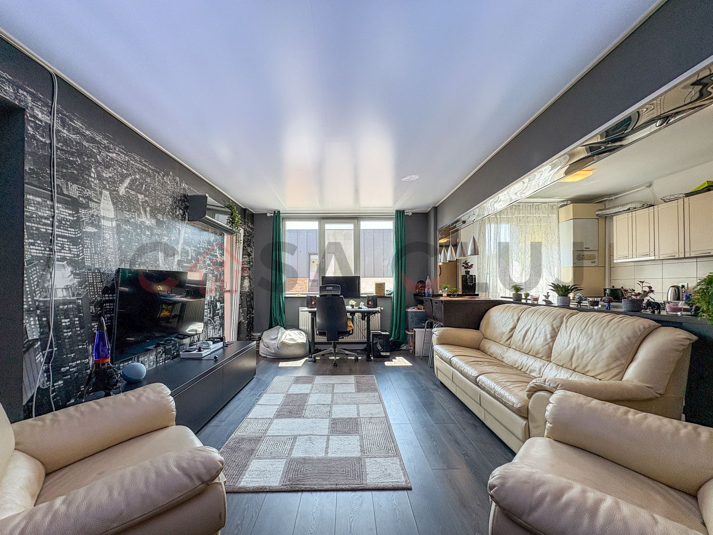 Apartament cu 2 camere, vedere panoramică  in Andrei Muresanu - Poză 1