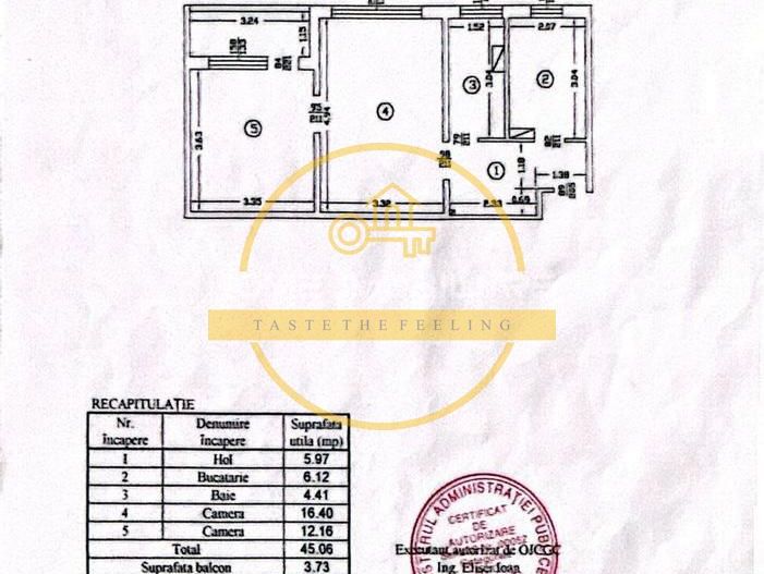 Apartament cu 2 camere / 50mp/ zona Podu Ros - Poză 8