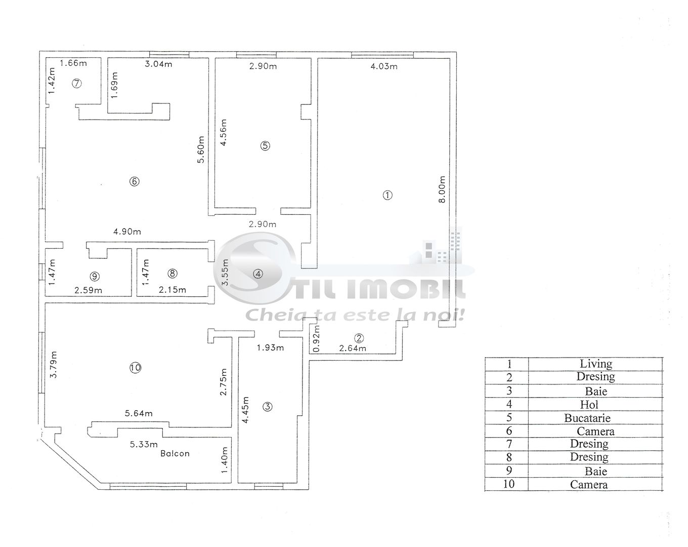Apartament tip Penthouse zona Cug 130 mp - Poză 18
