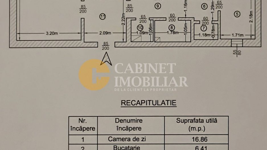 Podu Ros/Cotnari - Bloc fara risc - Mobilat Utilat - 3 camere decomandat - Poză 8