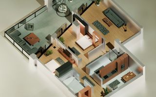 Tomis Nord - Vanzare apartament decomandat cu 3 camere, bloc nou. - Poză 8