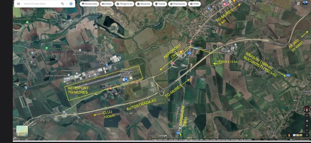 Terenuri Investitie 43485 mp Ungheni-Mures / Autostrada - Poză 2