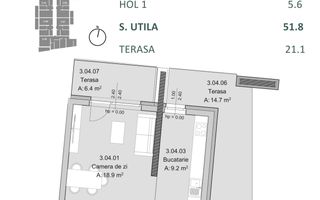 Apartament nou 2 camere Zona Centrala | Comision 0% - Poză 2